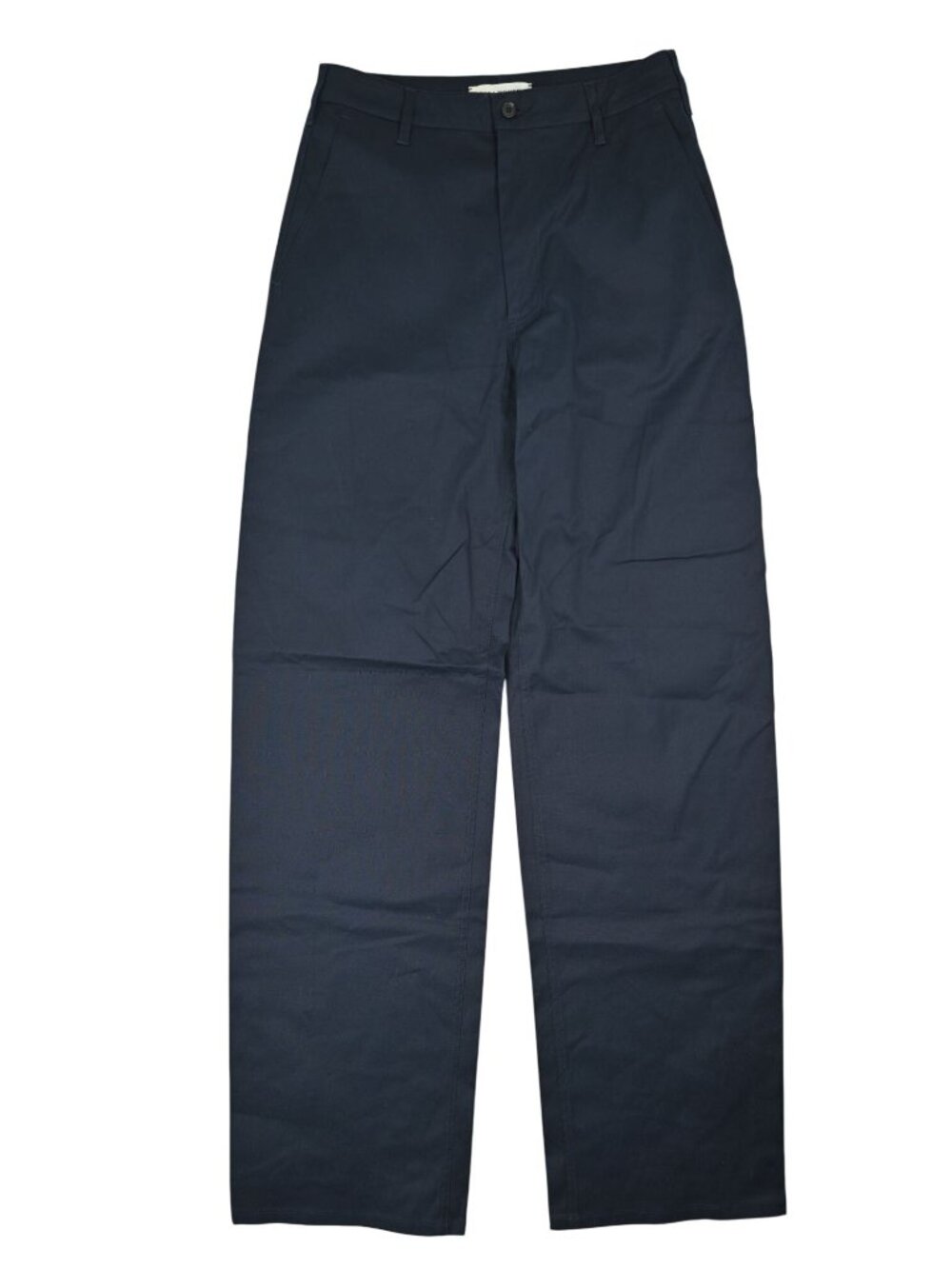 KALLMEYER Column Leg Trouser in Navy Cotton Twill